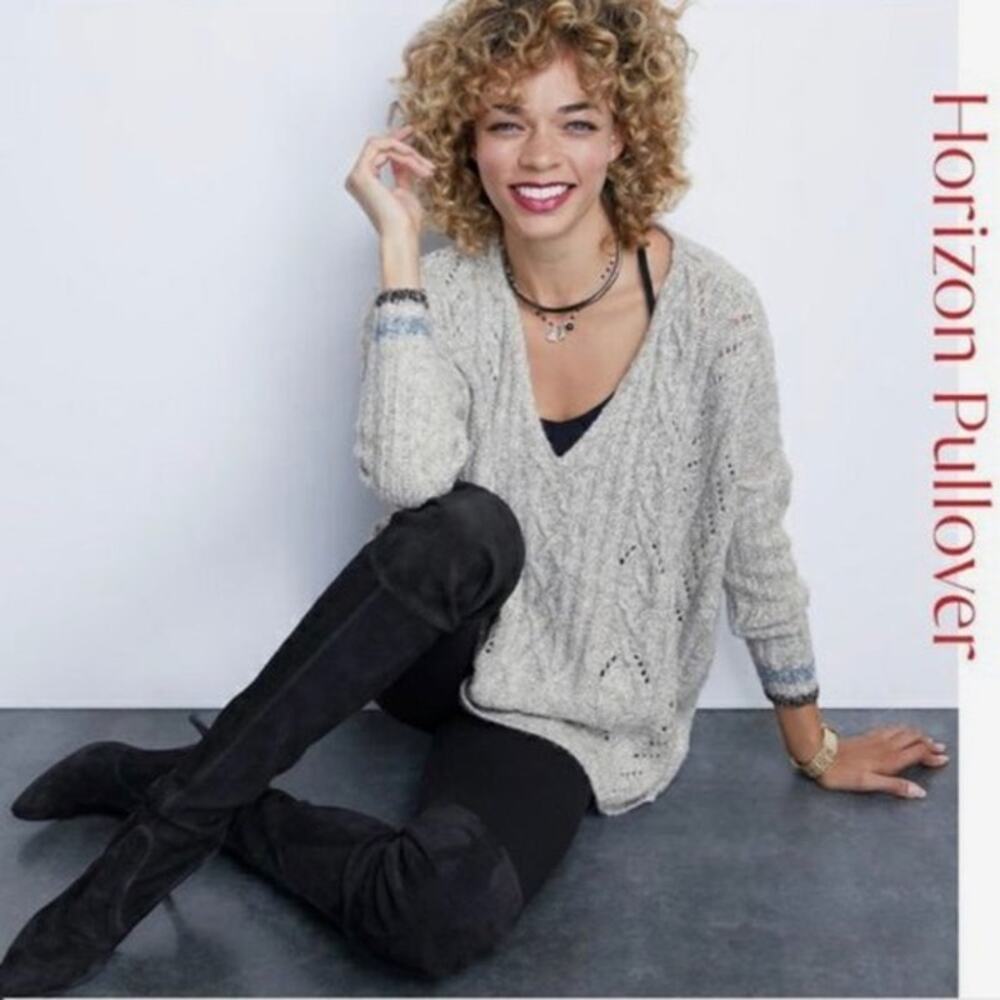 Cabi Horizon Pullover Sweater XS #3848 Oversized